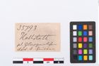 Etikett zu Perlenkette (NHMW-PRAE-035793)